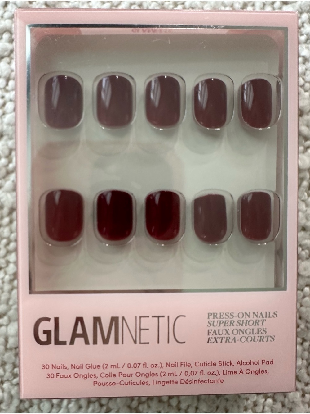 Set of 3 Glamnetic Press-On Nails - Super Short | NWT - Picture 3 of 11